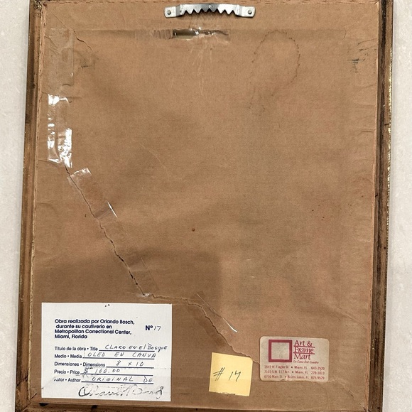 VNT🖼️Orlando Bosch, Titled: “Claro en el Bosque” No 17 - Picture 3 of 9